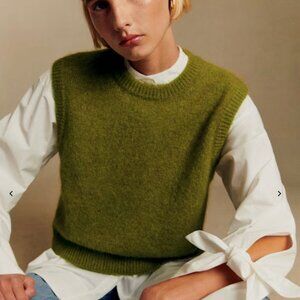 Sezane Samuel Jumper Pistachio Green - Size XXL (12)